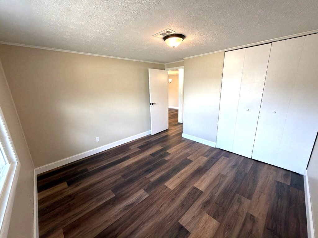 Second view of the bedroom in a one-bedroom Patio Home at Country Club Hills, Steubenville
