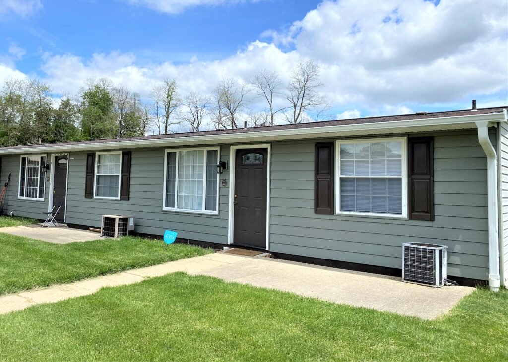 One-bedroom Patio Home apartment at Country Club Hills, Steubenville, front exterior view