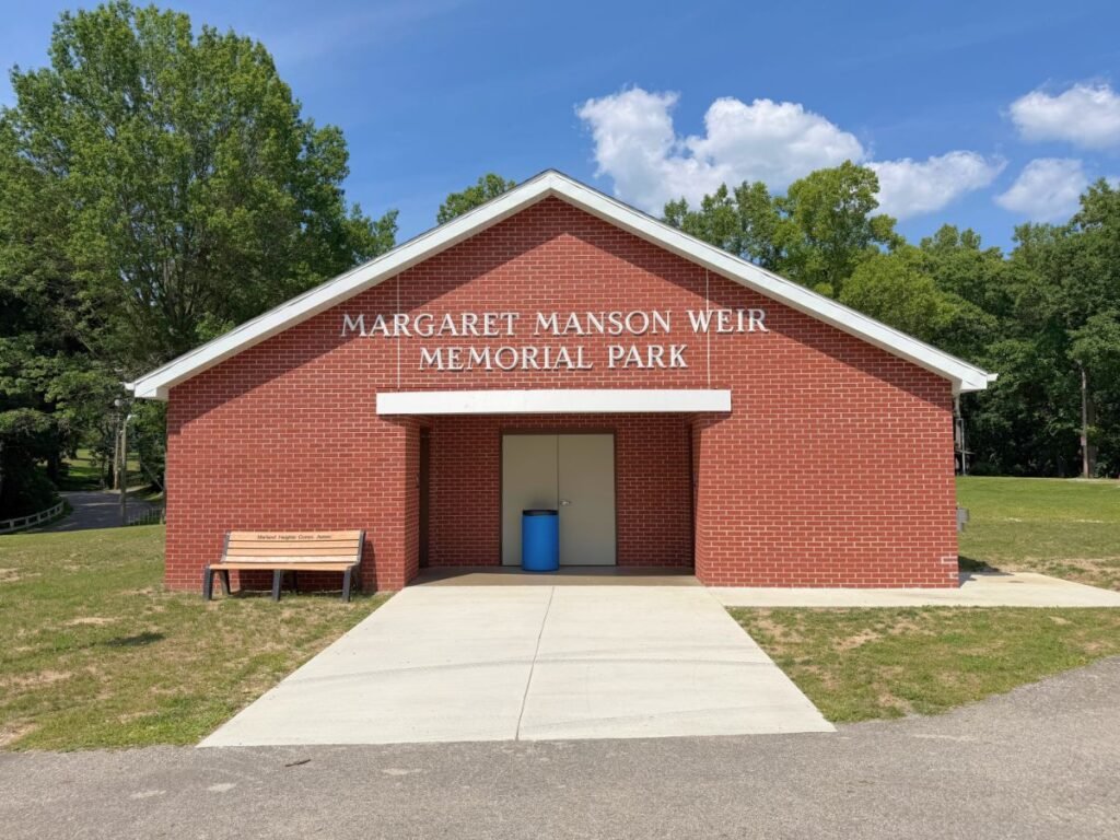 New restroom building at Marland Heights Park in Weirton, WV